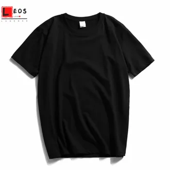 Femei T-shirt Negru Solid Alb de Bumbac Vrac Tees Pentru Doamna Topuri Casual de Dimensiuni Mari Vară de Moda de Bază Maneca Scurta Simplu Nou