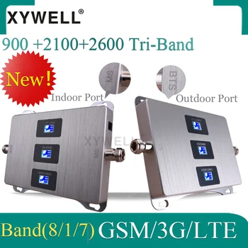 Utilizare masina 900/2100/2600mhz Tri-Band amplificator de semnal 2G 3G 4G Mobile Celulare Amplificator GSM, UMTS, LTE 900 1800 2600 Repetor de Semnal