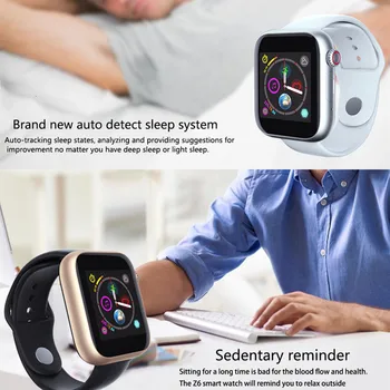 Noi Z6 Bluetooth Smart Watch Monitor Somn Video Player Ceas Smartwatch Suport 2G SIM Card TF Camera Music Player Ceasuri EH#