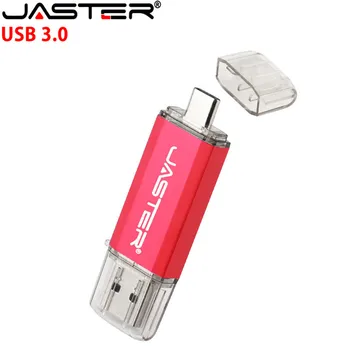 JASTER de Tip C OTG USB 3.0 Flash Drive 64GB 32GB 16GB Pen Drive Memoria Telefonului Inteligent Mini Stick USB Type - C 3.1 Dual Dublu Plug