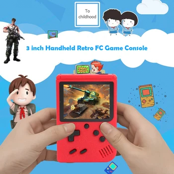 3 inch Console de jocuri Portabile Built-in de 400 Retro Clasic de Jocuri Video, Consolă de 8 Biți Mini Pocket Joc de Jucător Gamepad pentru Copii Cadouri