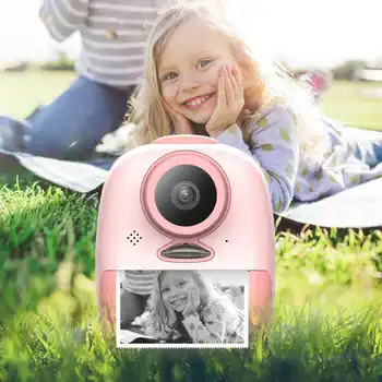 Mini Camera Printer Ecran HD Digital Copii Instantanee Imprimanta Termica Camera Jucării Fotografie în aer liber elemente de Recuzită pentru Copil Ziua de nastere Cadou