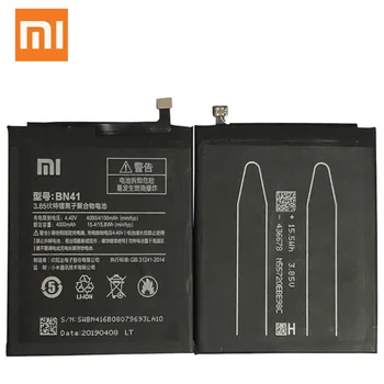 Original Xiaomi baterie BN41 bn41 pentru Xiaomi Hongmi Note 4 Redmi Note 4 4000mAh Mare Capacitate de Înlocuire BN 41 Baterii