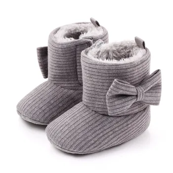 2020 Papuceii Copil Copil Copil Fete Pantofi cu Talpă Moale Prada Cald Iarna Zapada Ghete Arcuri Pantofi Nou-născuți Încălțăminte pentru 1 An