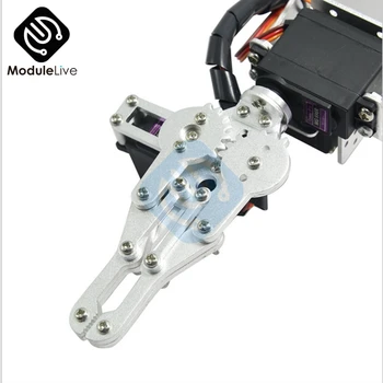 ROT3U 6DOF Aluminiu Brațul Robotului Mecanice Robotizate Pensă cu Gheare pentru Arduino Argint