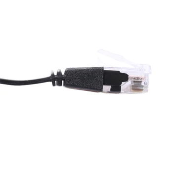 REXLIS Retractabil Plat Flexibil CAT-6 RJ45 Rețea Ethernet Patch Cablu Pentru Modem Router de Rețea LAN 1m 2m
