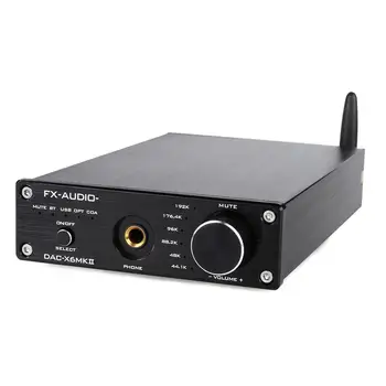FX-Audio DAC-X6 MKII ESS9018 TPA6120 Cip Bluetooth 5.0 APTX SPDIF Coaxial PC-USB, RCA Amplificator DAC USB Decodor