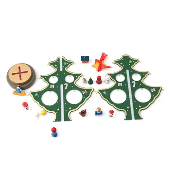 Creative DIY din Lemn Decorare Pom de Crăciun Cadou de Crăciun Ornament Copac Xmas Masa Decor de Birou YL892581