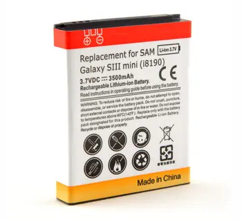 Ciszean 1x 3500mAh EB-F1M7FLU Baterie Extinsa + Capac Spate Pentru Samsung Galaxy S3 Mini, S3 Mini I8190 baterii