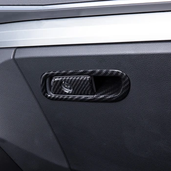 Fibra de Carbon Stil Consola centrala Aer Condiționat Priza de Acoperire Cadru Trim Bord Decor Decalcomanii Pentru Audi Q5 FY 2018 2019
