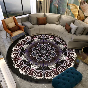 Lumina colorată de lux stil etnic mandala covor de bucătărie mat canapea, masă de cafea decor dormitor