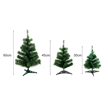 30/45/60cm Mini Pomi de Crăciun de Crăciun Decoratiuni Mic Copac de Pin Plasat Pe Desktop Festival de Crăciun Decor Acasă Ornamente