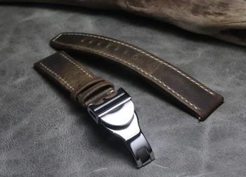 20 21 22 mm, din Piele de Mână Cusut de Epocă Curele de Ceas Watchbands Universal Bratara de Înaltă calitate catarama pentru Tudor serie