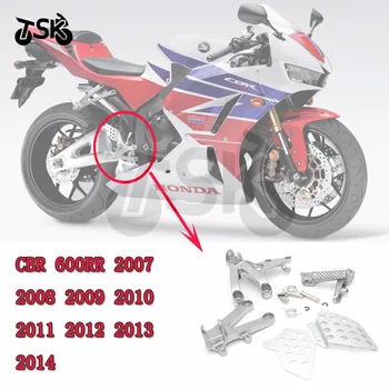 Pentru HONDA CBR 600 RR, CBR 600RR 2007 2008 2009 2010 2011 2012 2013 Față Rider Suport pentru picioare Suport pentru Picioare