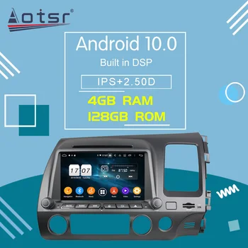Android 10 Pentru HONDA CIVIC 2006 - 2011 RHD Android DVD Auto Jucător de Radio Navigație GPS Player 4G CARPLAY Auto Multimedia Player