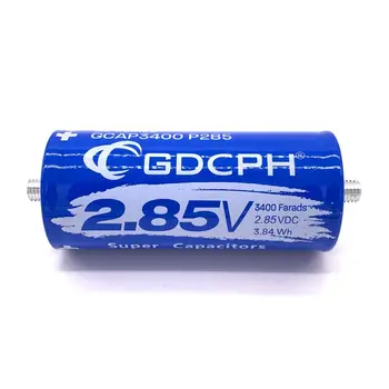 2.85 V 3400F Super Farad Condensator 137 x 60mm Picior Lung Low ESR de Înaltă Frecvență Ultracapacitor pentru Mașina de Alimentare Auto