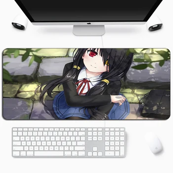 DATA LIVE Anime Mouse Pad Gamer Mare Fata Sexy Pad Tastatură Personalizate Tokisaki Kurumi Cauciuc Gaming Mousepad cu Calculator de Birou Mat