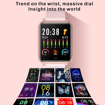 2020 Ceas Inteligent Pentru Femei Barbati Copii Smartwatch Q9t Rata De Inima Tensiunea Organism De Monitorizare A Temperaturii Sport Watch Cu Android Și Ios