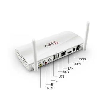 Leadcool Set Top Box RK3229 Mali-400MP2 1G/2G 8G/16G Suport 2.4 G wifi 4K 100M Ethernet Media Player pentru Android TV Box