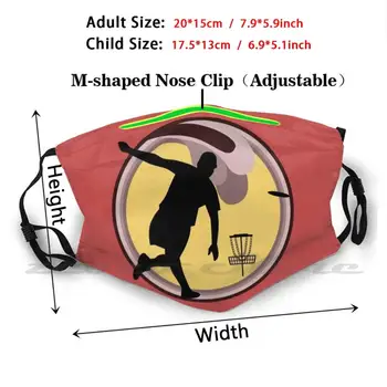 Disc Golf Masca Adult Copil Lavabil Pm2.5 Filtru Logo-Ul Creativitatea Golf Disc Disc Golf Golf Sport Discgolf Frolf