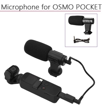 Portabil 3.5 mm Microfon pentru DJI Osmo de Buzunar/de Buzunar 2 Audio Adaptor Cablu de Date Conector Portabile Gimbal Accesorii aparat de Fotografiat