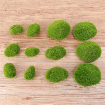 12pcs Simulare Mușchi de Piatră de Plante Decor Pentru Acvarii Si Sticla Borcan Terariu Realist Micro Peisaj Decor