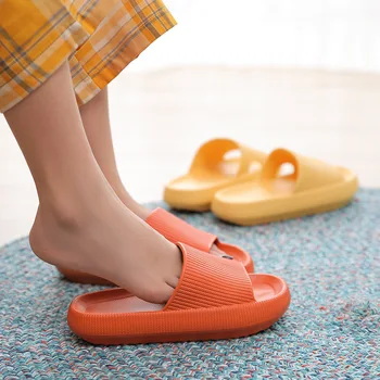 Mazefeng Brand Interior Moale, Confortabil Papuci Bărbați Femei Non-alunecare de Baie Acasă Pantofi Plat EVA Talpa Groasă Slide-uri pentru Femei Sandale