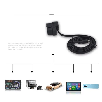 16 Pin HUD Cablu Head Up Display OBD Comutator Cablu Auto de Sârmă Cu Comutator USB-OBD2 Cablu Mini