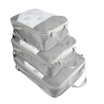 Compresibile sac de depozitare set de Trei piese de Compresie de Ambalare Cub de Bagaje de Călătorie Organizator pliabil Sac de Călătorie Organizator