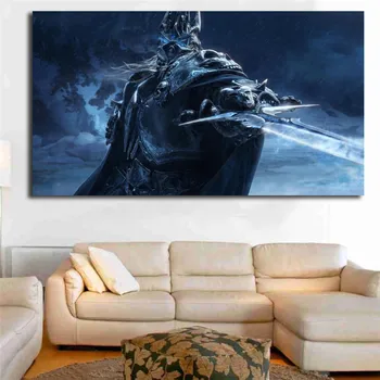 Wrath Of The Lich King Lume De Warcrafts imagini de Fundal de Perete de Arta Canvas Postere, Printuri Pictura pe Perete Poze Dormitor Decor Acasă HD