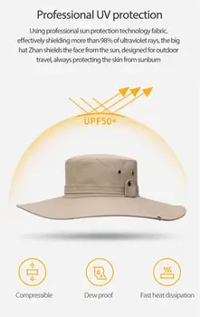 Turiștii Ourtdoors Pe Picior de Pescar Om Pălărie Margine Largă Pălărie de Camping Bărbați Plus Dimensiune Găleată Pălărie de Soare Capac 62CM