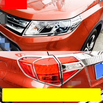 Pentru Suzuki Vitara 2016-2018 ABS galvanizare fata + stop spate mare umbra cutie tapiterie auto styling Exterior decor
