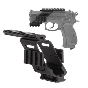 Universal Plastic Tactice AEG Pistol Bază de Polimer Rail Mount Picatinny Vedere iluminat Aplicare Jucărie pentru Copii Quad Pentru 17 5.5 E3S0