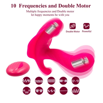 Portabil Fluture Penis Artificial Vibratoare Jucarii Sexuale Pentru Femeile De Control De La Distanță Chilotei Vibratoare Ou Punctul G, Clitorisul Stimulator Masturbator