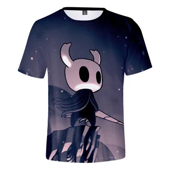 3 La 14 Ani Copii T Shirt Hollow Knight 3D Tricou Baieti Fete Amuzante Desene animate T-shirt Tee Cămașă Streetwear Adolescent Copii Topuri