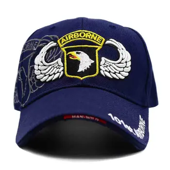 LIBERWOOD Armatei SUA, Divizia 101 Aeropurtată pălărie capac Screaming Eagles Air Force capace Tactice Operator pălării Bărbați Broderie neagra