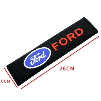 2 buc Bumbac Insigna Auto Centurii de Umăr Protecție Perna pentru Ford Focus 2 3 1 MK2 MK3 MK1 Fuziune Accesorii