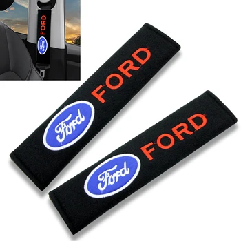2 buc Bumbac Insigna Auto Centurii de Umăr Protecție Perna pentru Ford Focus 2 3 1 MK2 MK3 MK1 Fuziune Accesorii