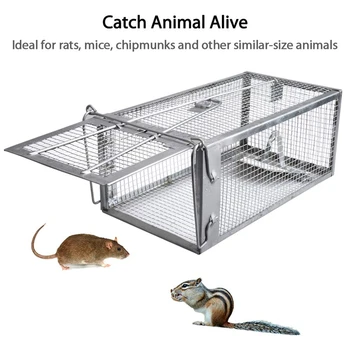 Mouse-Ul Capcană De Șobolani Cușcă De Animale Vii Dăunătorilor, Rozătoare Mouse-Ul De Control Prinde Momeala
