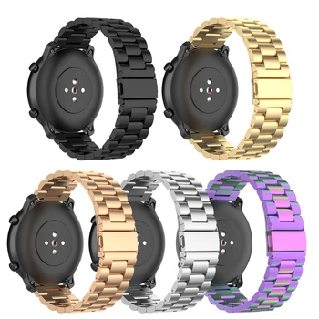 Din Oțel inoxidabil 22mm WatchStrap Pentru HUAWEI WATCH GT 2 46mm Eliberare Rapidă Watchband Pentru Samsung Gear S3 Frontieră Clasic brățară