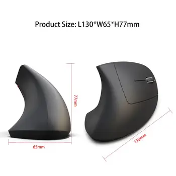 HXSJ T29 Ergonomic, mouse-ul Optic fără fir Bluetooth 2400DPI preveni mână mouse-ul vertical suport mouse-ul ergonomic dpi reglabil