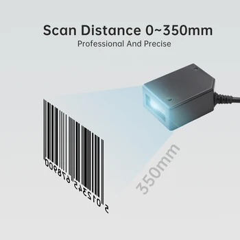 Mini 1D 2D CCD CMOS de coduri de bare scanner cu USB COM RS233 interfață pentru implant automat chioșc terminal self-service