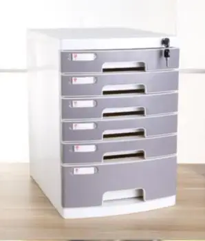 A4 desktop cu blocare din plastic tip sertar cabinetul de date mobilier de birou cutie de depozitare cutie de depozitare fișier fișier cabinet cabinet