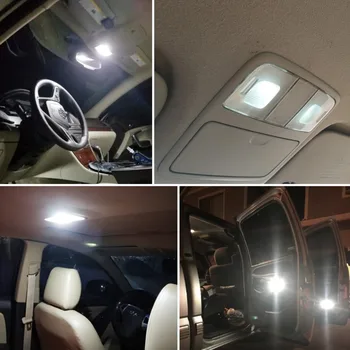 17pcs Canbus LED-uri Auto de Interior Lumini Pachet Kit Pentru Toyota Land Cruiser 100 1998-2007 Harta Portbagaj plafoniera