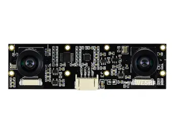 Waveshare Binoculară Modul Camera, Dual IMX219, 8 Megapixeli, sistem hi-Vision, Adâncimea Viziunii