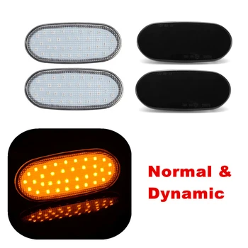 Normal/Dinamic 36 LED-uri de poziție Laterale Lumini de Semnalizare Panou de Lumină Lampă de 12V Pentru Volkswagen Crafter Pentru Benz Sprinter W906 06-13