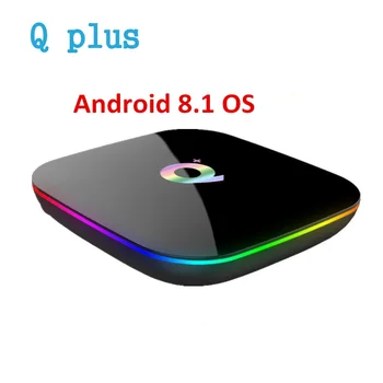 VHXSIN 5PCS/LOT Q plus Android smart 8.1 TV box H6 Quad core A53, Mali-T720MP2 USB3.0 Suport 6K