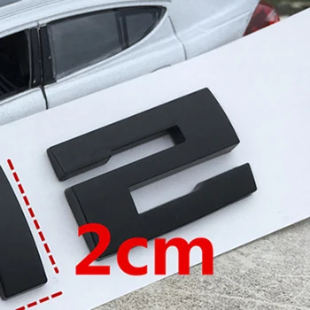 DIY Negru Mat pentru BMW M M1 M2 M3 M4 M5 M6 x 1m X2M X3M X4M X5M X6M M550d M50i M135i M240i M335d Emblema Portbagaj Insigna Autocolant