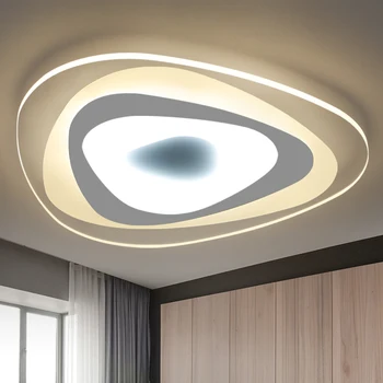 Ultrathin Triunghi Luminile din Tavan lămpi pentru camera de zi dormitor lustru de sala acasă Dec LED plafon Candelabru