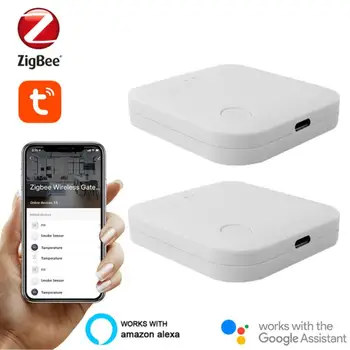 Tuya ZigBee Inteligent Gateway Hub Smart Home Pod multihost de Viață Inteligentă APP Telecomandă fără Fir Funcționează cu Alexa de Start Google